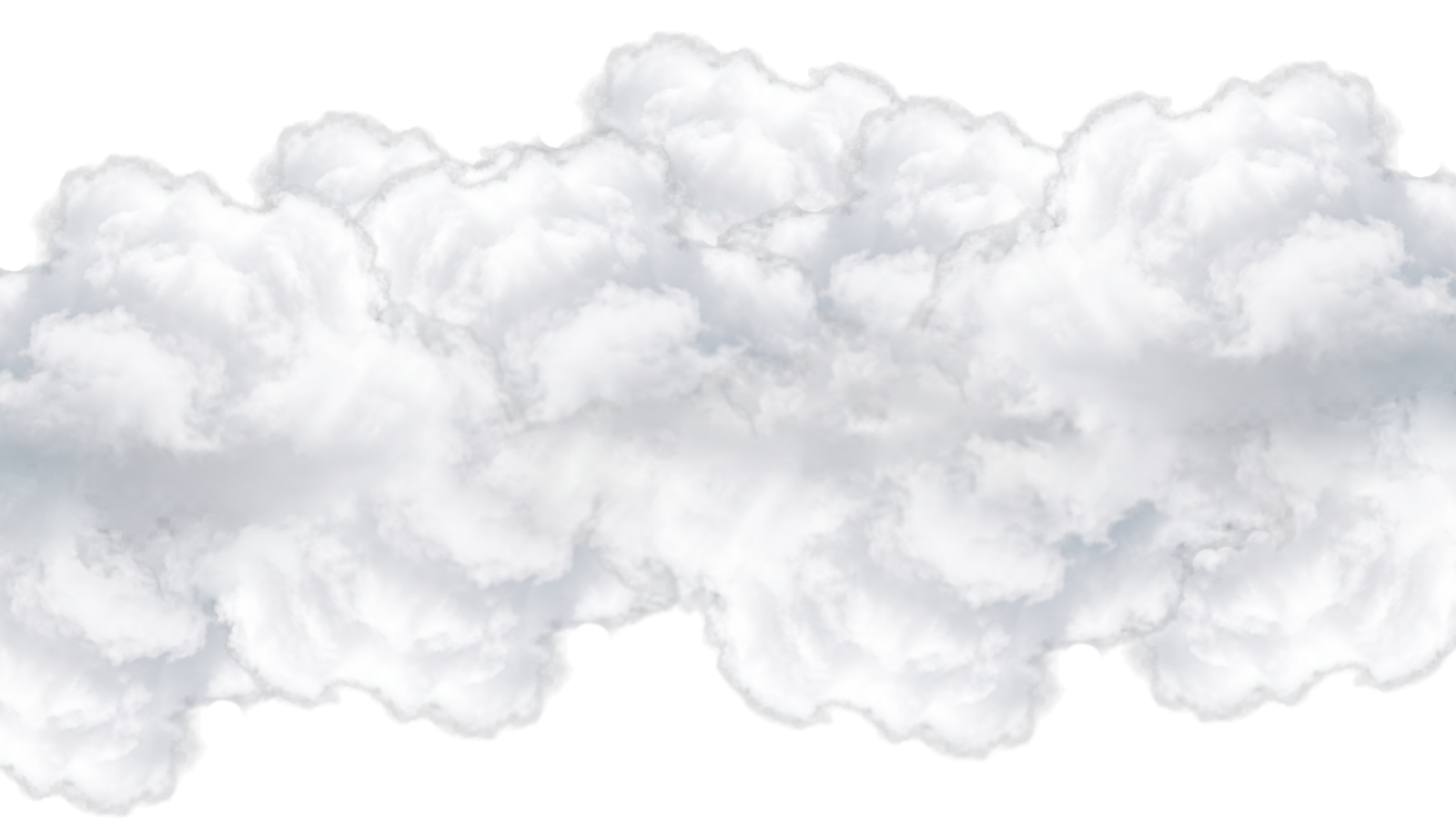 Cloud bank across the horizon